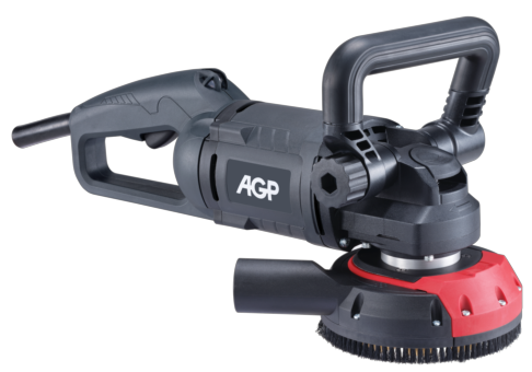 1 Mașină șlefuit beton fără perii BG125 + P4K — instrument profesional AGP | Master AGP