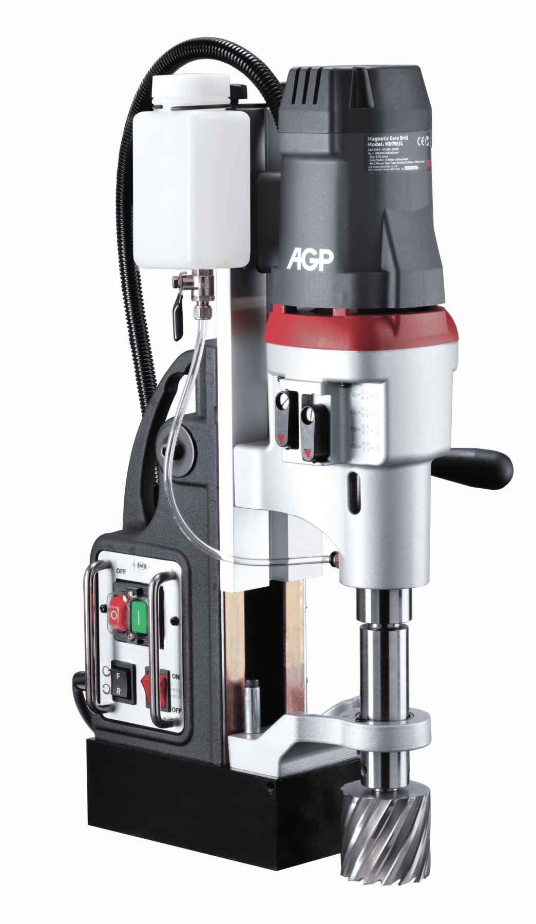 2 Burghie magnetice 4 viteze cu filetare MD750/4, MDS750/4 — instrument profesional AGP | Master AGP