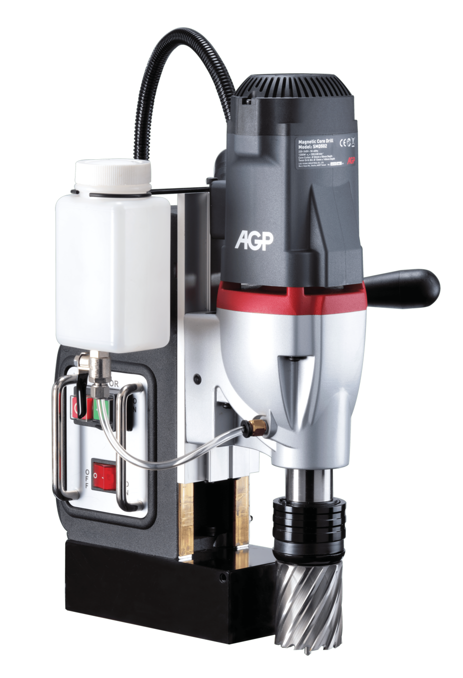 2 Instalație foraj magnetic 2 viteze alunecare reglabilă SMD502 — instrument profesional AGP | Master AGP