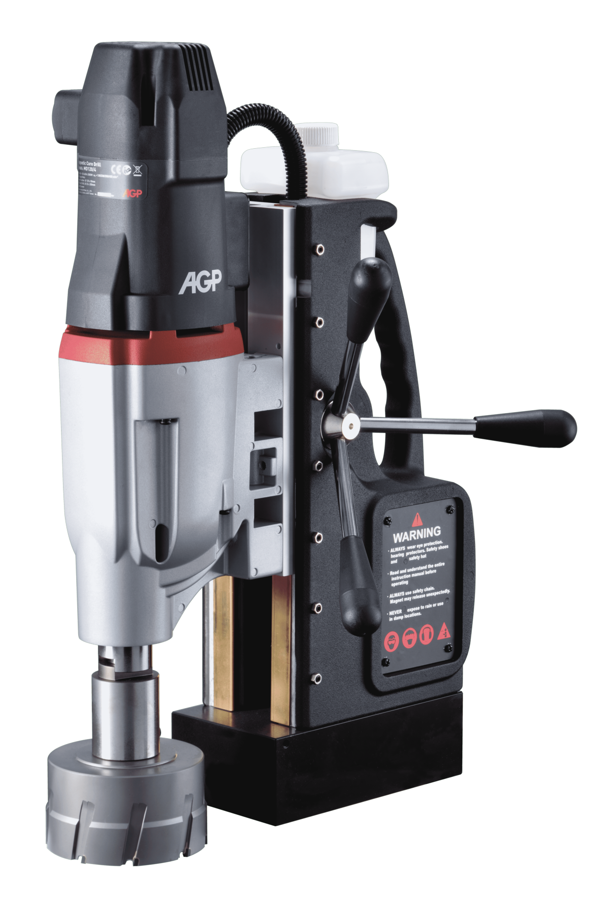 3 Mașină de găurit și filetat magnetic 4 viteze MD120/4 — instrument profesional AGP | Master AGP