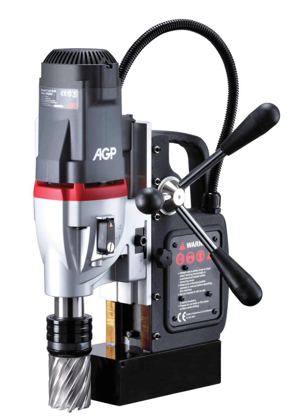 3 Instalație foraj magnetic 2 viteze alunecare reglabilă SMD502 — instrument profesional AGP | Master AGP