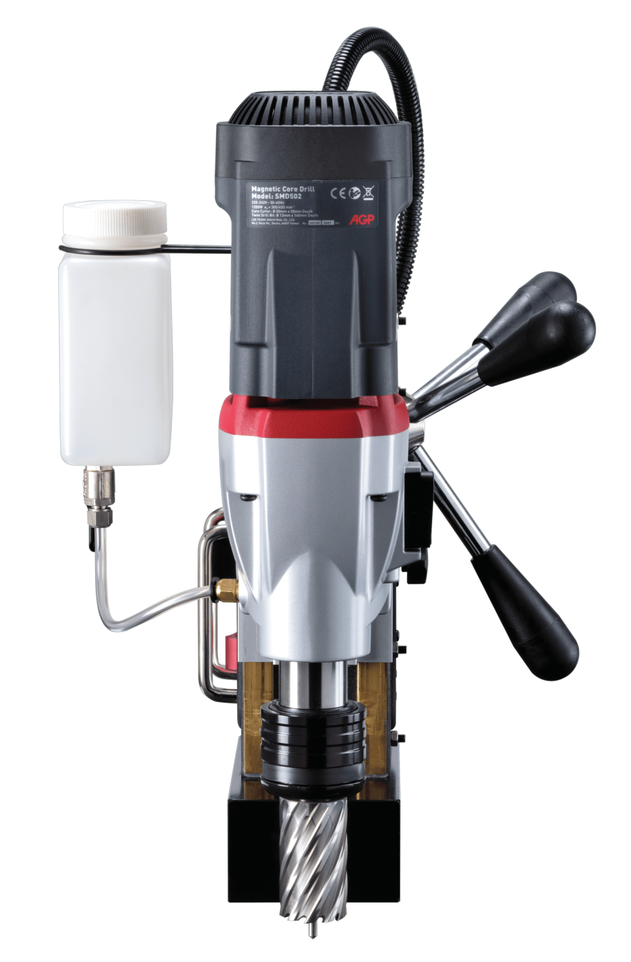 4 Instalație foraj magnetic 2 viteze alunecare reglabilă SMD502 — instrument profesional AGP | Master AGP