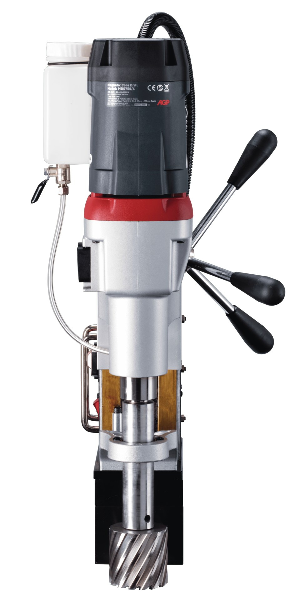 7 Burghie magnetice 4 viteze cu filetare MD750/4, MDS750/4 — instrument profesional AGP | Master AGP